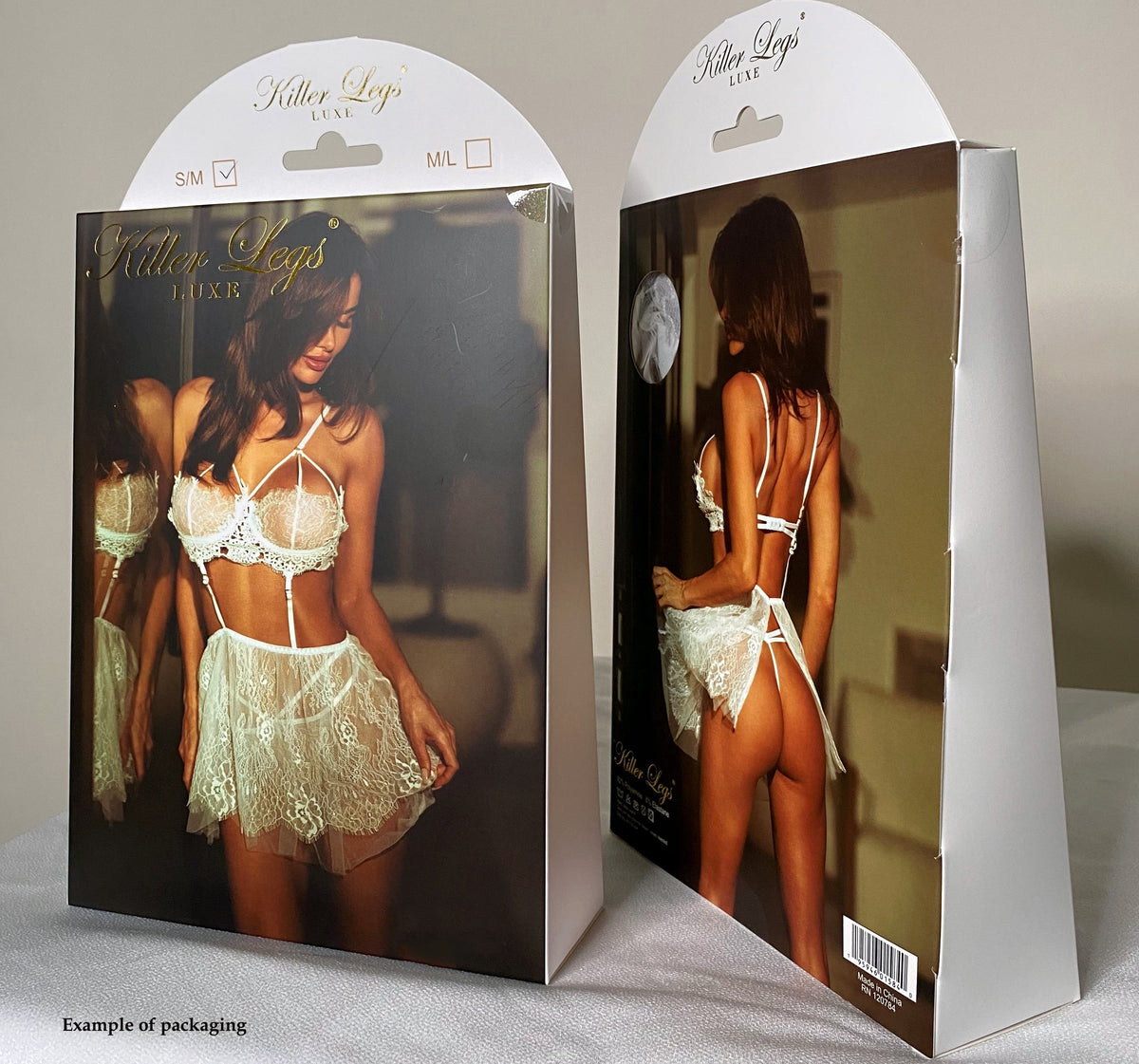 KILLER LEGS Love Me More Floral Lace Lingerie